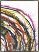36x48 Couleurs Primaries IV, Framed Artwork, Silver
