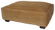 Grand Deco Tufted Suede Footstool - Available in 7 colors, Creme