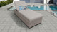 Monterey Chaise Outdoor Wicker Patio Furniture Beige