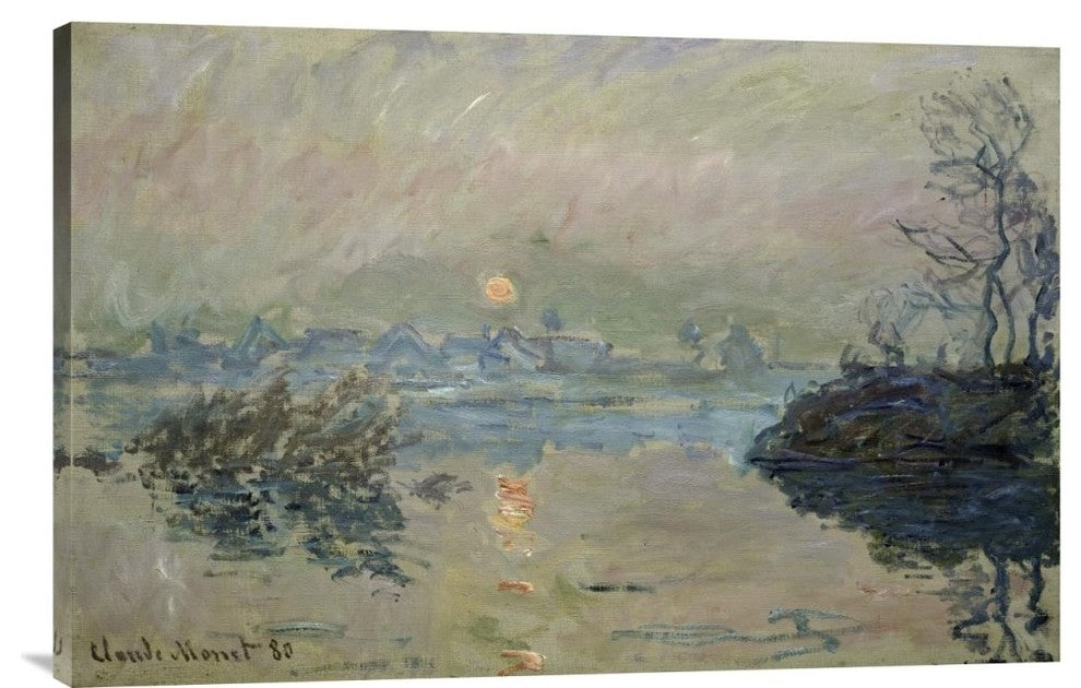"Setting Sun (Soleil couchant)" Artwork, 40" x 26"