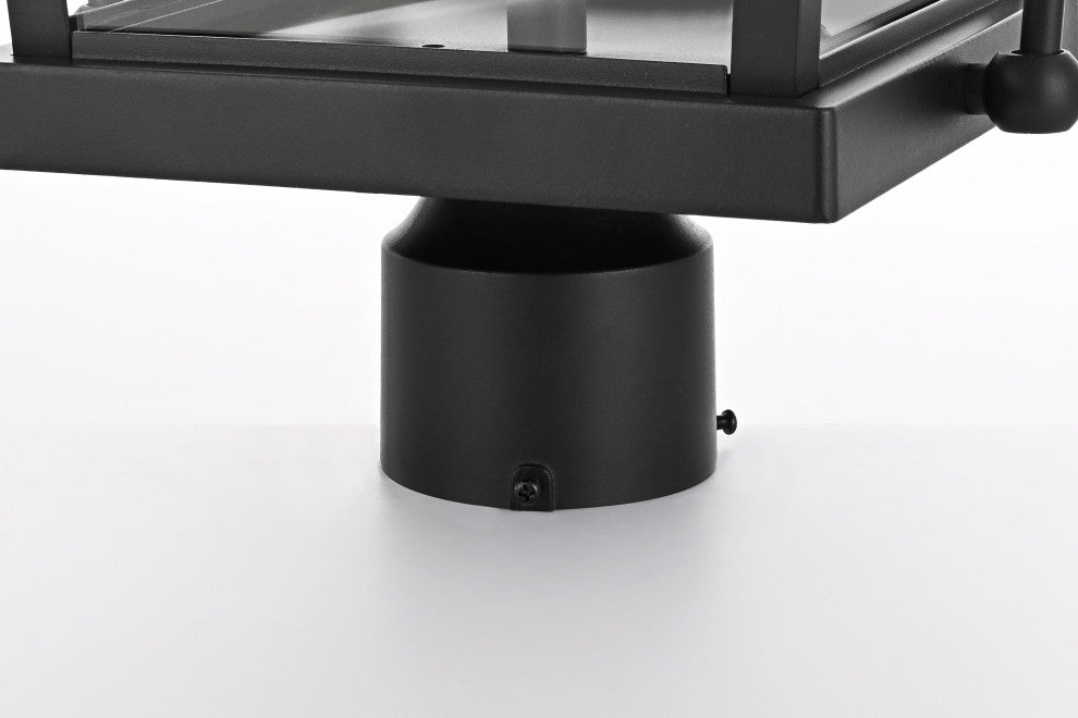 Home Living 27" Outdoor Post light, Black