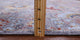Sickle Leaf Design Persian Wool and Silk Hand Knotted Rug 6' 3" X 9' 3" Q6075