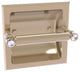 Carolina Crystal Recessed Toilet Paper Holder, Antique Pewter