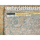 Mocha Brown Vintage Persian Serab Hand Knotted Pure Wool Runner Rug, 3'3"x9'9"