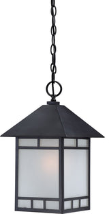 Nuvo Drexel ES 1-Light Stone Black Outdoor Hanging Light