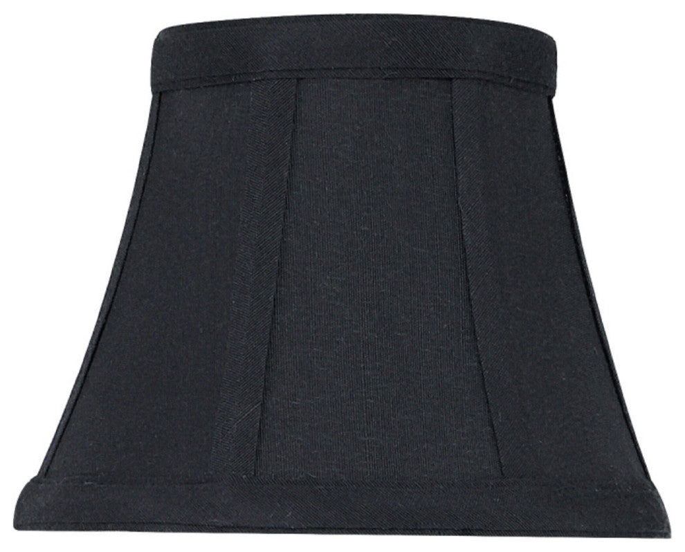 30275-5 Small Bell  Chandelier Clip On Lamp Shade Black 3"x5"x4"