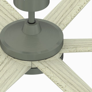 Brawn 64" Ceiling Fan with LED CCT Light Kit, Indoor/Outdoor, Antique Graphite