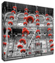 Red Lanterns by Alan Blaustein, Print on Canvas, 30"x30"
