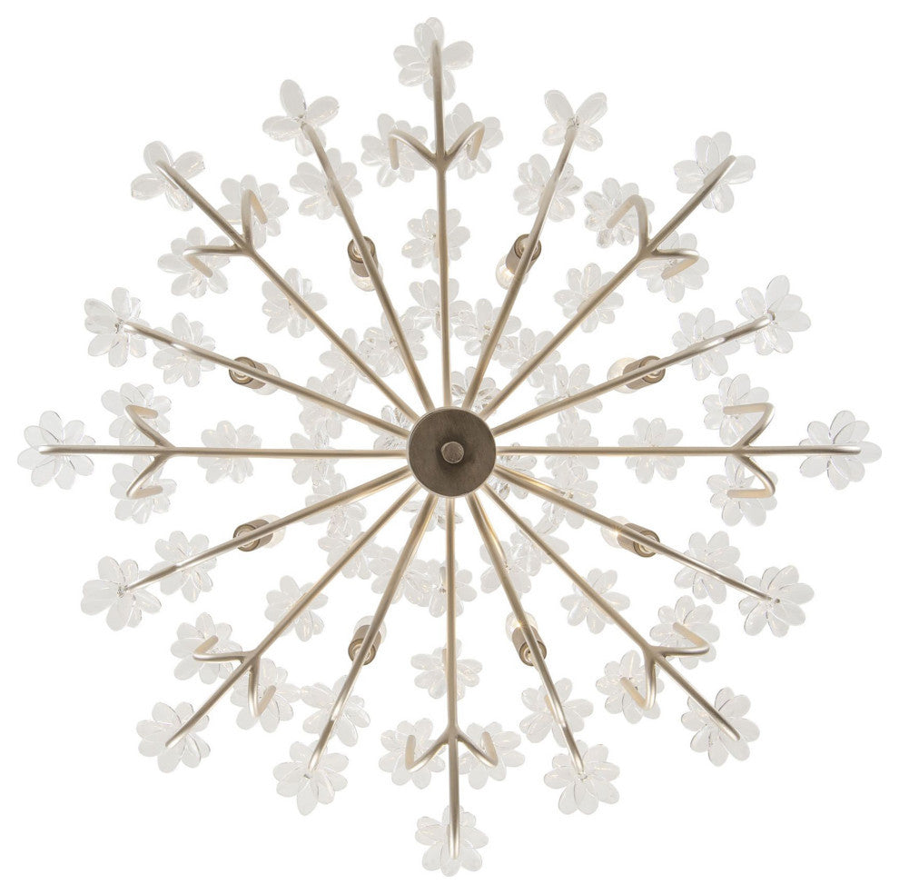 Wildflower 8-Lt Chandelier - Gold Dust/Artifact