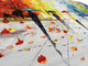 Street walk Textured Abstract Landscape Oil Painting on Canvas