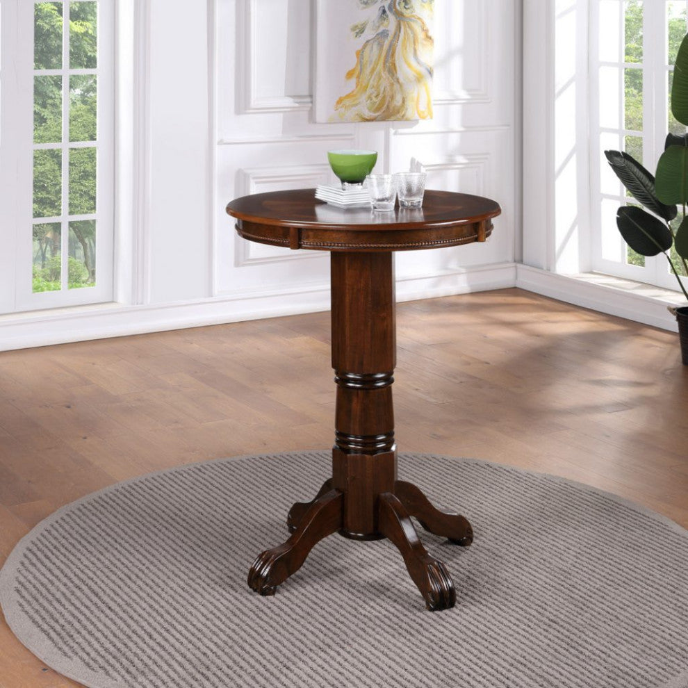 Florence 42" Height Pub Table, Cappuccino