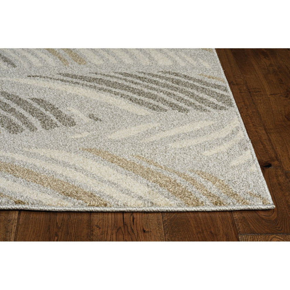 KAS Lucia 2769 Gray Folia Area Rug, 5'3"x7'7"