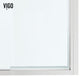 VIGO Astoria Framed Pivot Shower Door, Chrome, 30" W X 76" H, Clear Glass