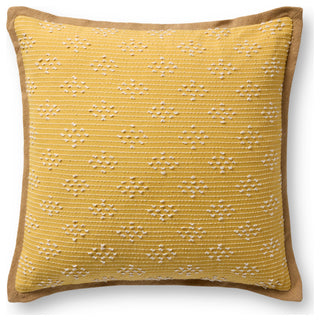 Loloi PLL0190 Yellow 20'' x 20'' Cover WithDown