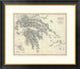 "Greece, 1861" Framed Digital Print by Alexander Keith Johnston, 32x28"