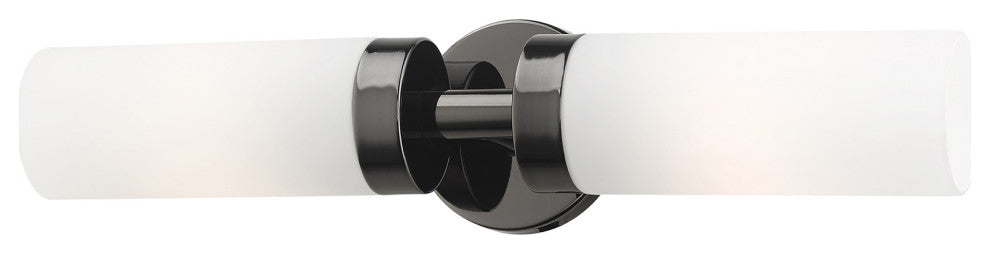 Black Chrome Nautical, Industrial, Contemporary, Urban, Sleek Vanity Sconce