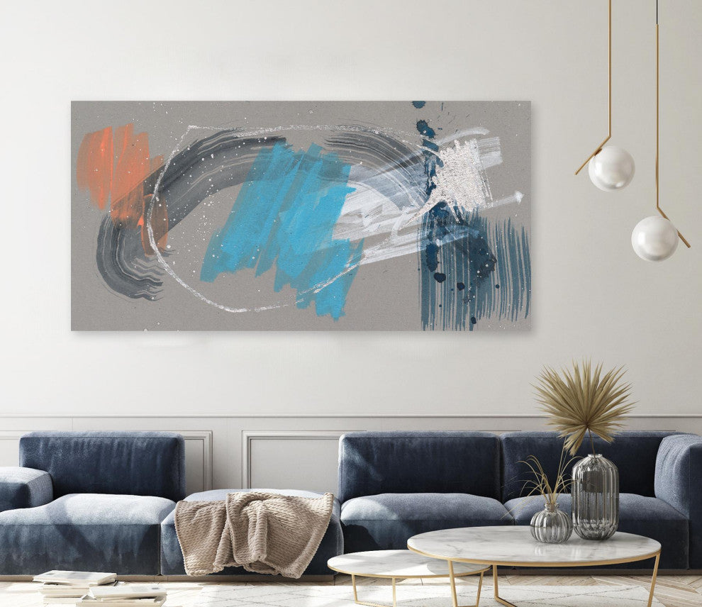 "Whimsical Marks II" Fine Art Giant Canvas print 72"x36"