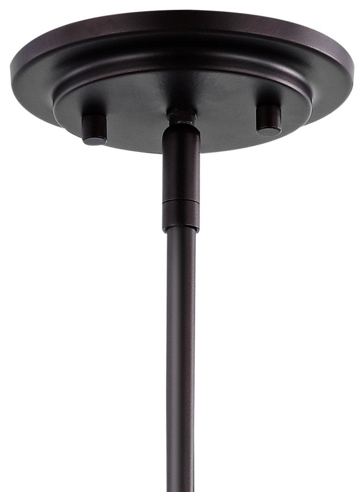 Cade 3-Light Metal LED Pendant, Oil Rubbed Bronze, Width: 10.5"