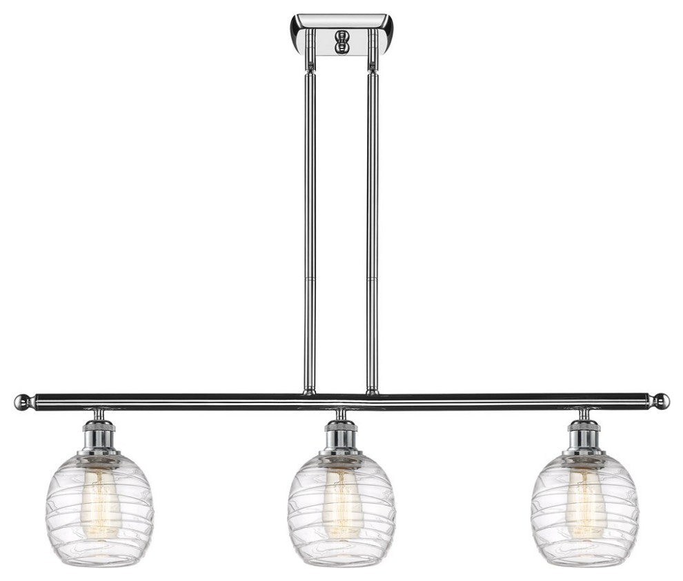 Innovations 516-3I-PC-G1013-LED 3-Light Island Light, Polished Chrome