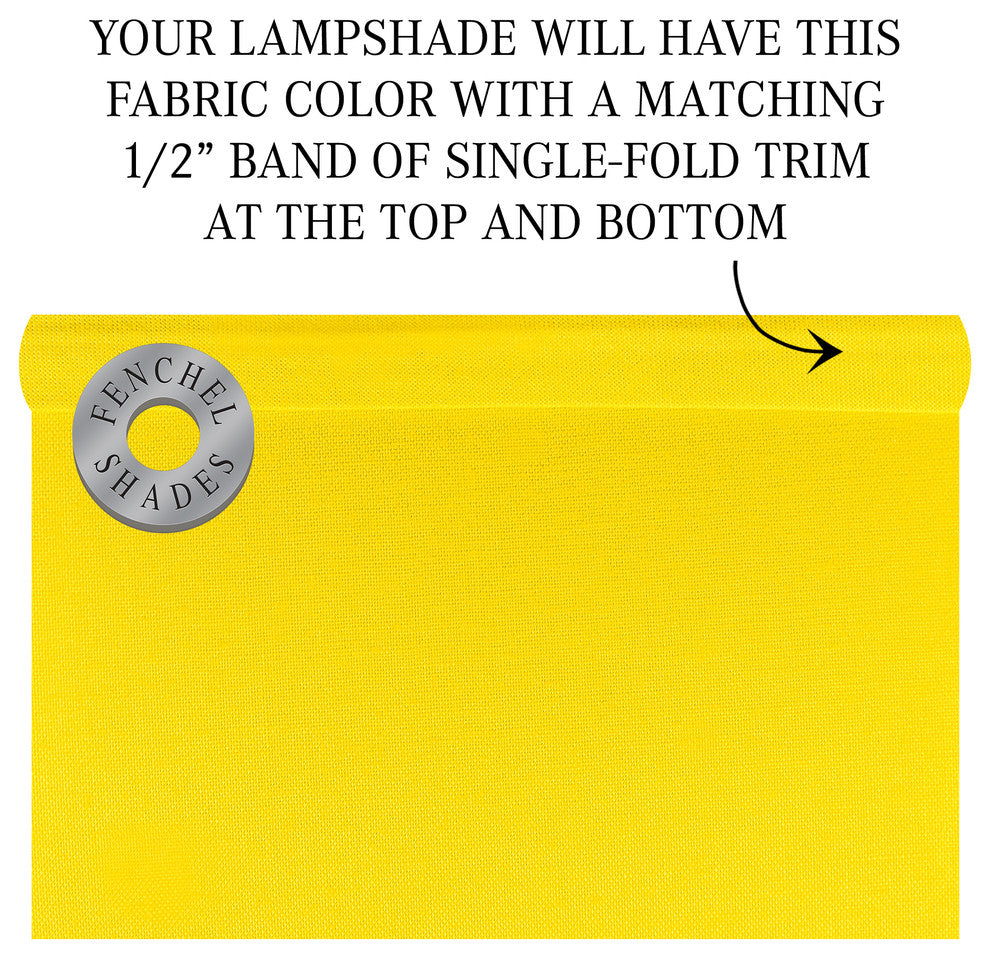 Fenchel Shades, 14"x14"x11" Spider Attachment Drum Lamp Shade, Linen