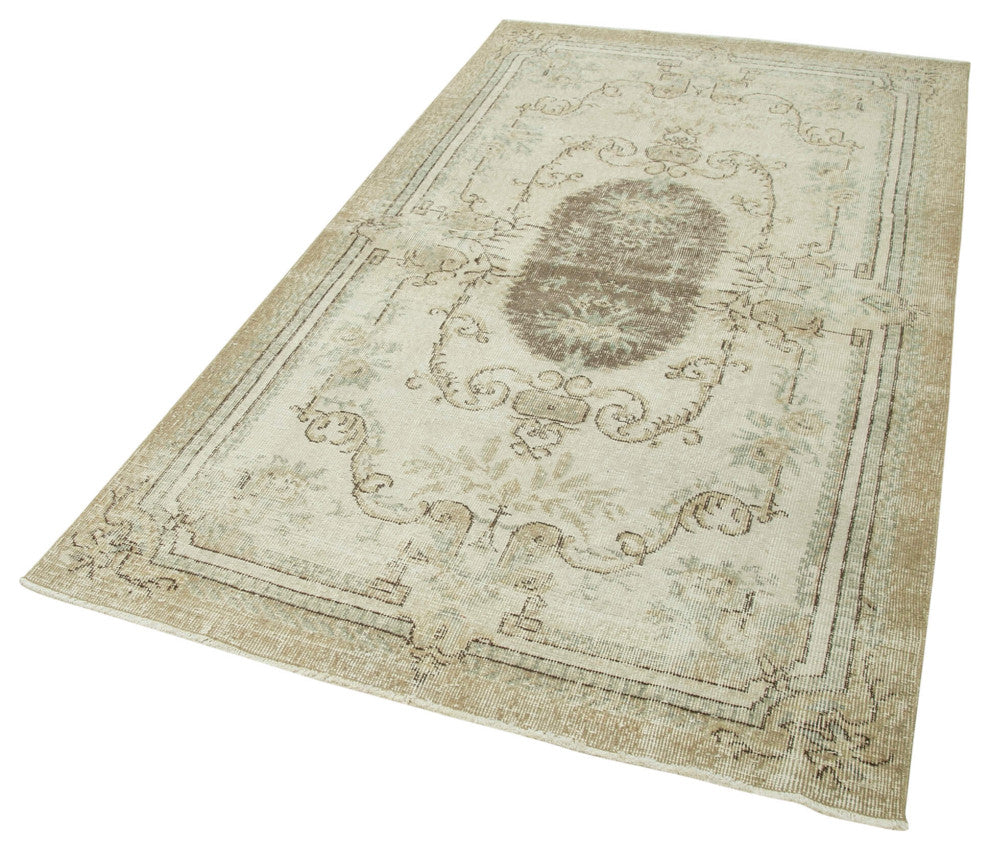 Rug N Carpet - Handmade Anatolian 4' 3" x 7' 8" Rustic Small Area Rug