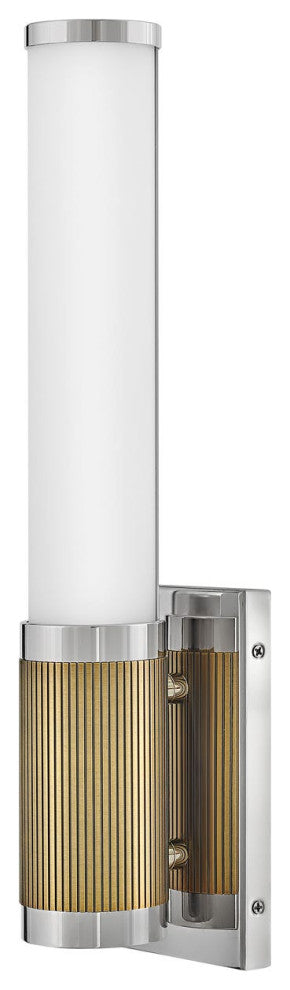 Hinkley Zevi Medium Led Vanity, Polished Nickel