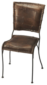 Butler Maverick Iron & Leather Side Chair