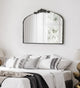 Arendahl Traditional Arch Mirror, Black, 36"x29"