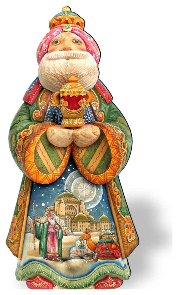 King Gaspar Wood Free Standing Outdoor Decor