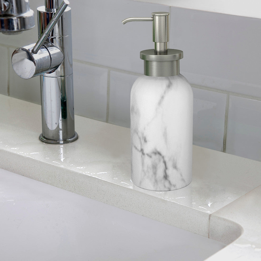 nu steel Misty Silver Collection Lotion Dispenser
