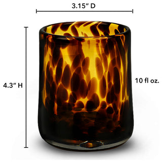 Tortoise Rocks Old Fashioned Glass, Set of 4