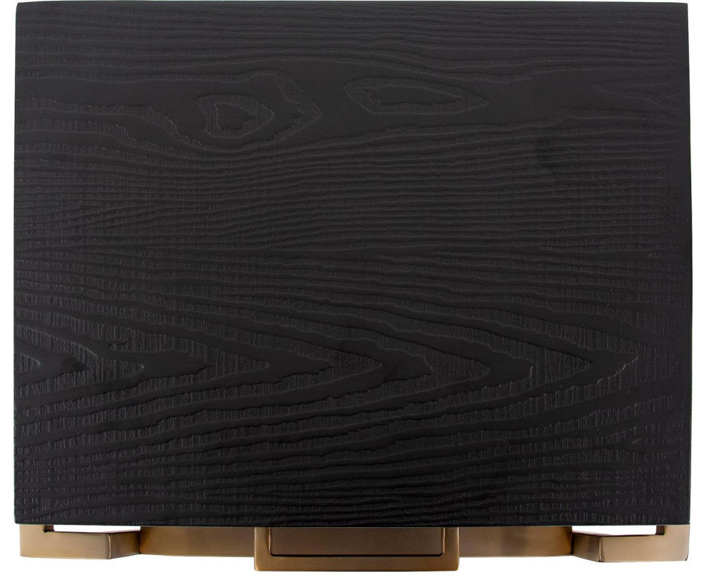 Sleek Evora Side Table with Double Base