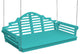Poly Marlboro Swingbed, Aruba Blue, 4 Foot
