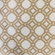 Medallion Eclipse Beige and Gray Luxury Throw Pillow, 18"x18"