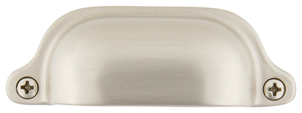 Nostalgic Warehouse Cup Pull Farm Medium, Satin Nickel