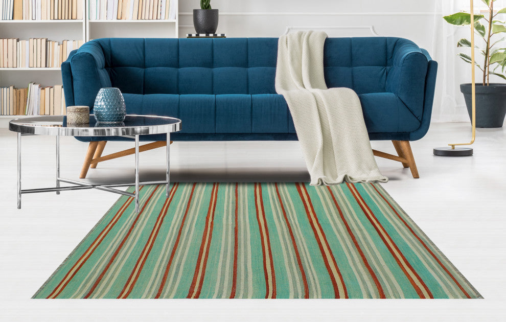 Winchester Kilim Corrick Lt. Green Rug