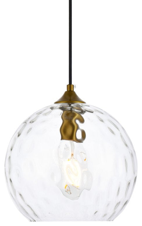 Constance 10" Light Brass Pendant