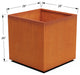 Corten Steel Planter, Cube Xlarge - 28"lx28"wx28"h