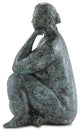 Lady Meditating Bronze