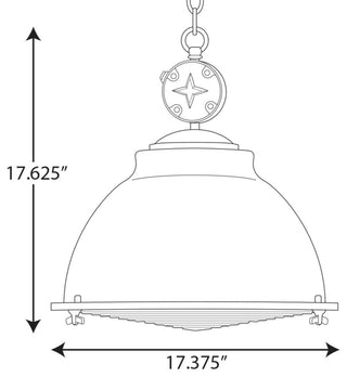 Medal Collection Graphite 1-Light Pendant
