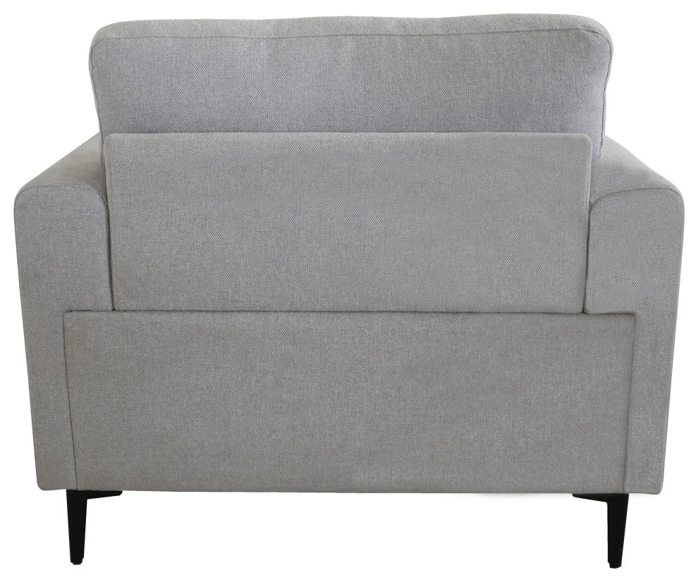 Kyrene Chair, Light Gray Linen