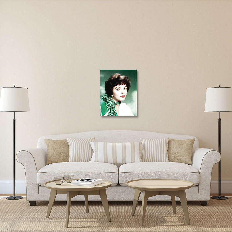 "Joan Collins" Stretched Canvas Giclee by Hollywood Photo Archive, 24"x30"
