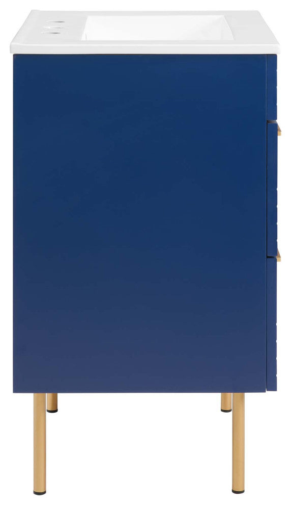 Daybreak 24" Bathroom Vanity, Blue White