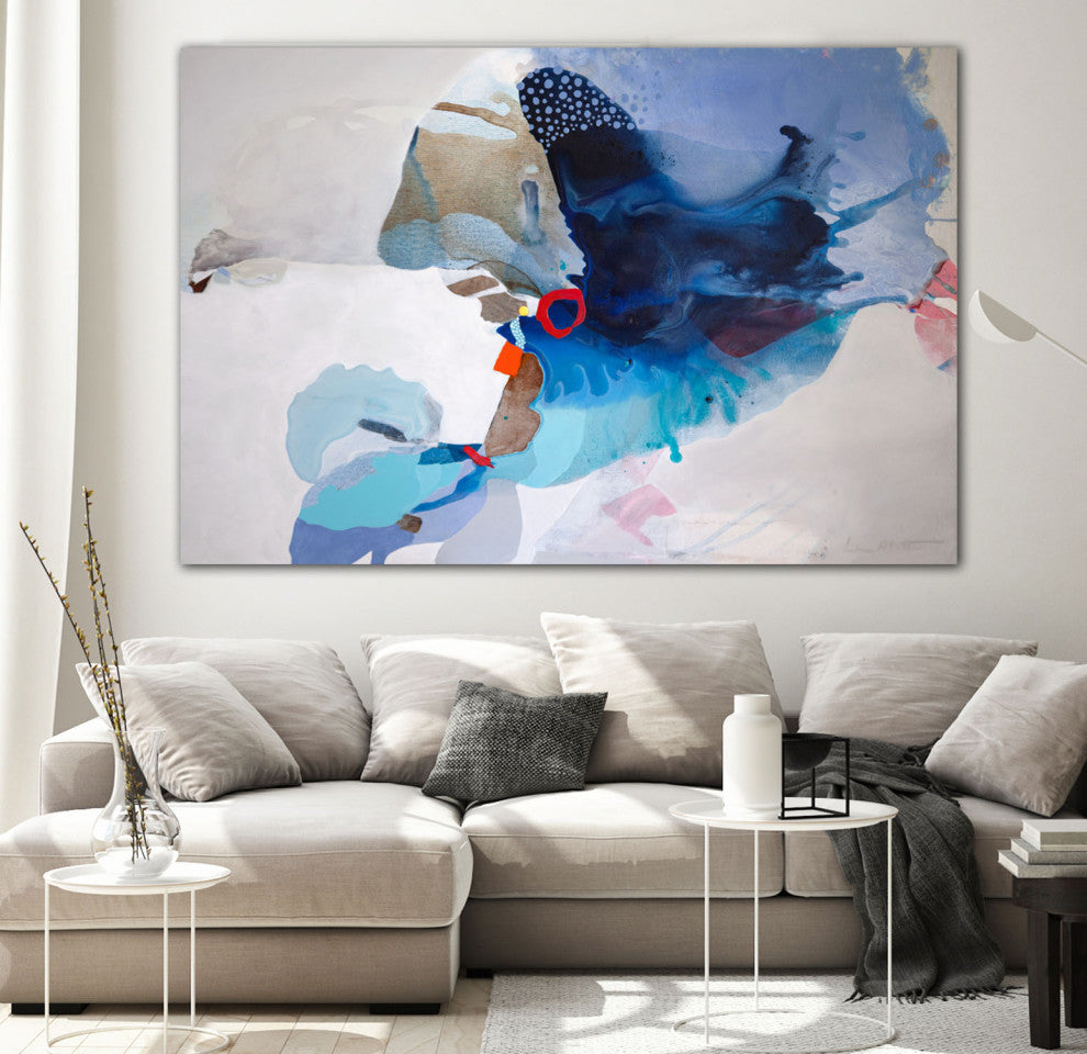 Ocean Tides - 72 x 48 by Lina Alattar
