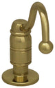 Beluga Solid Brass Soap, Lotion Dispenser, Polished Brass