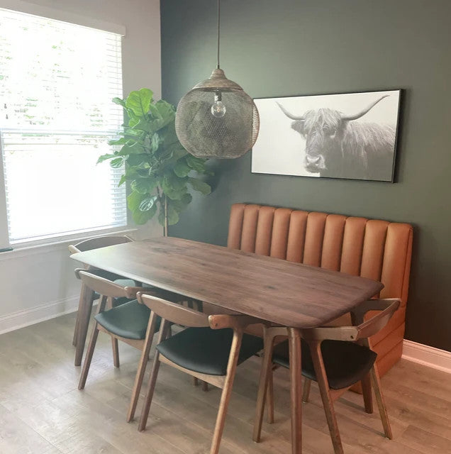 Custom Dining Bench Banquette Nook Upholstered Bench Kitchen Banquette, 84"