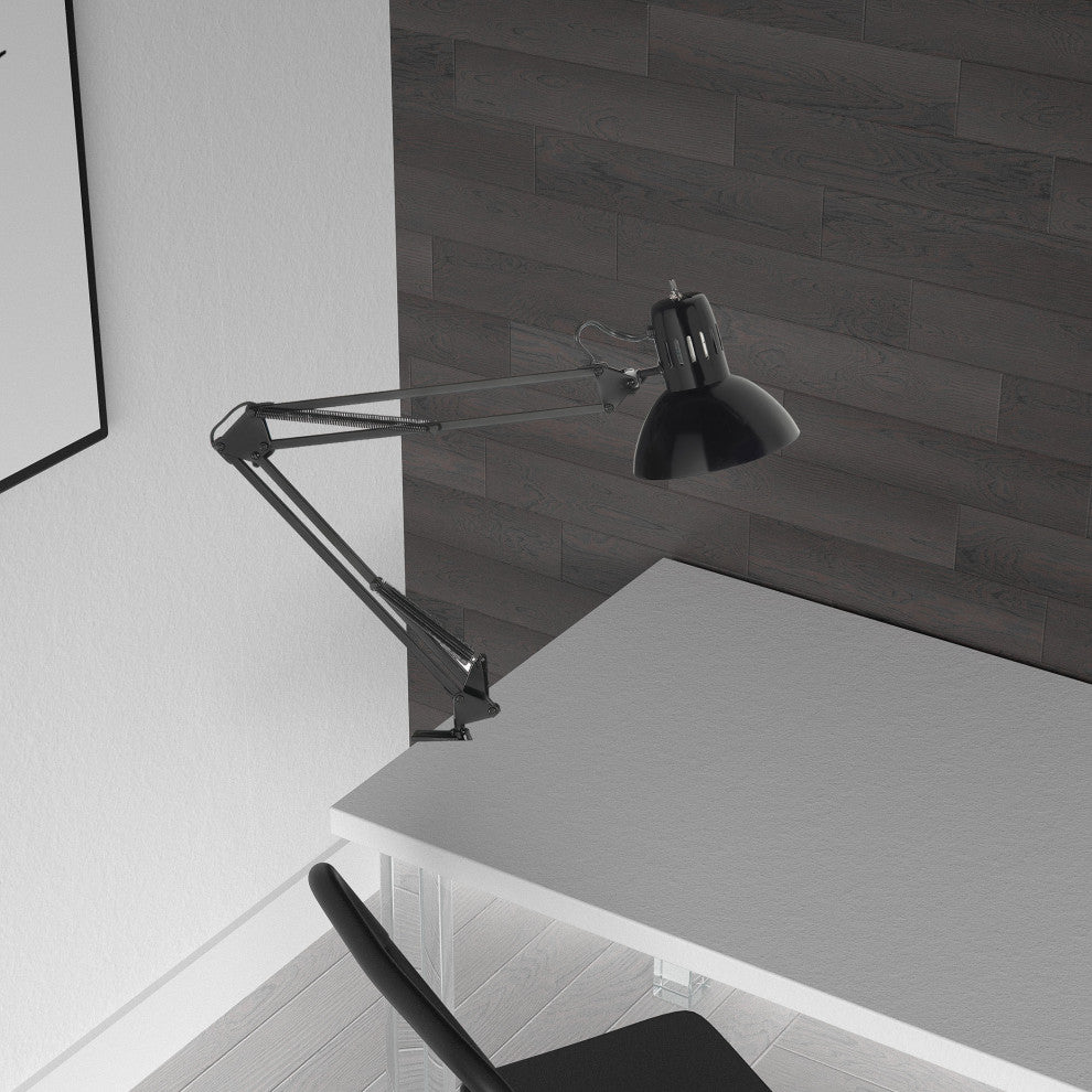Dexter Clamp-on Task Lamp, Black