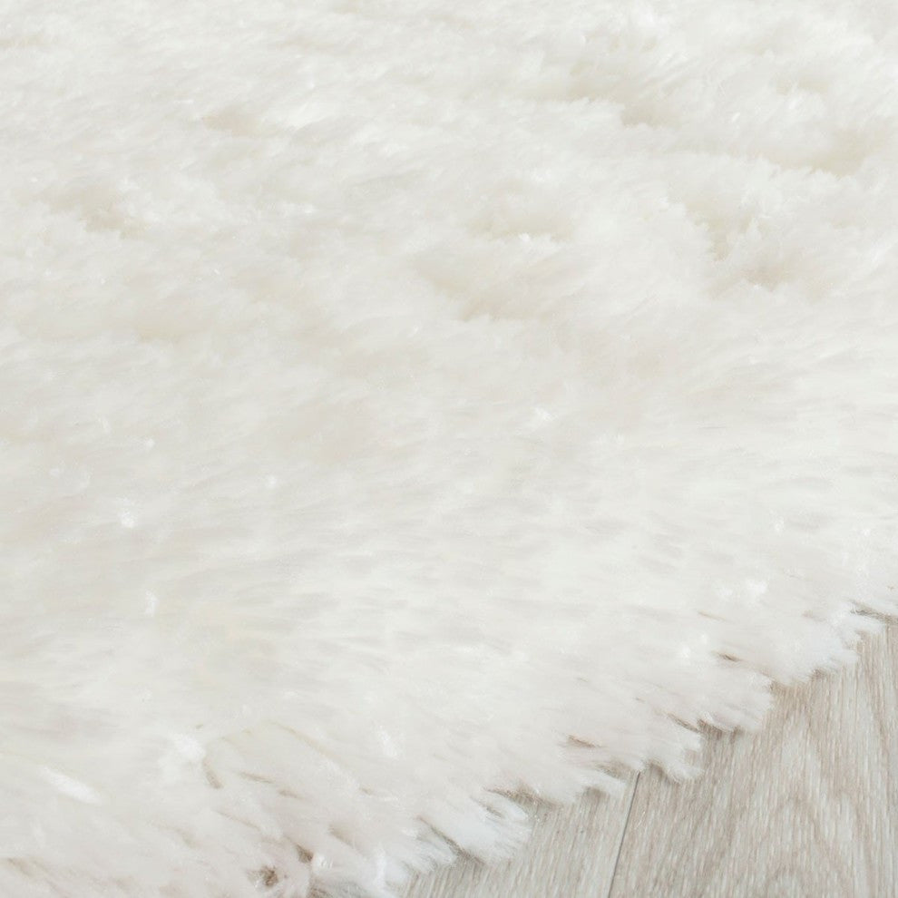 Safavieh Shag 200 SG270A 7' Square White Rug