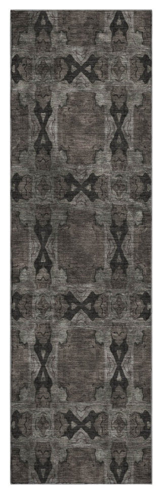 Premium Machine Washable Mayfield AMF564 Gray 2'3" x 7'6" Runner Rug