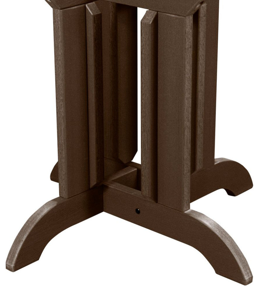 Round Dining Table, 48", Weathered Acorn